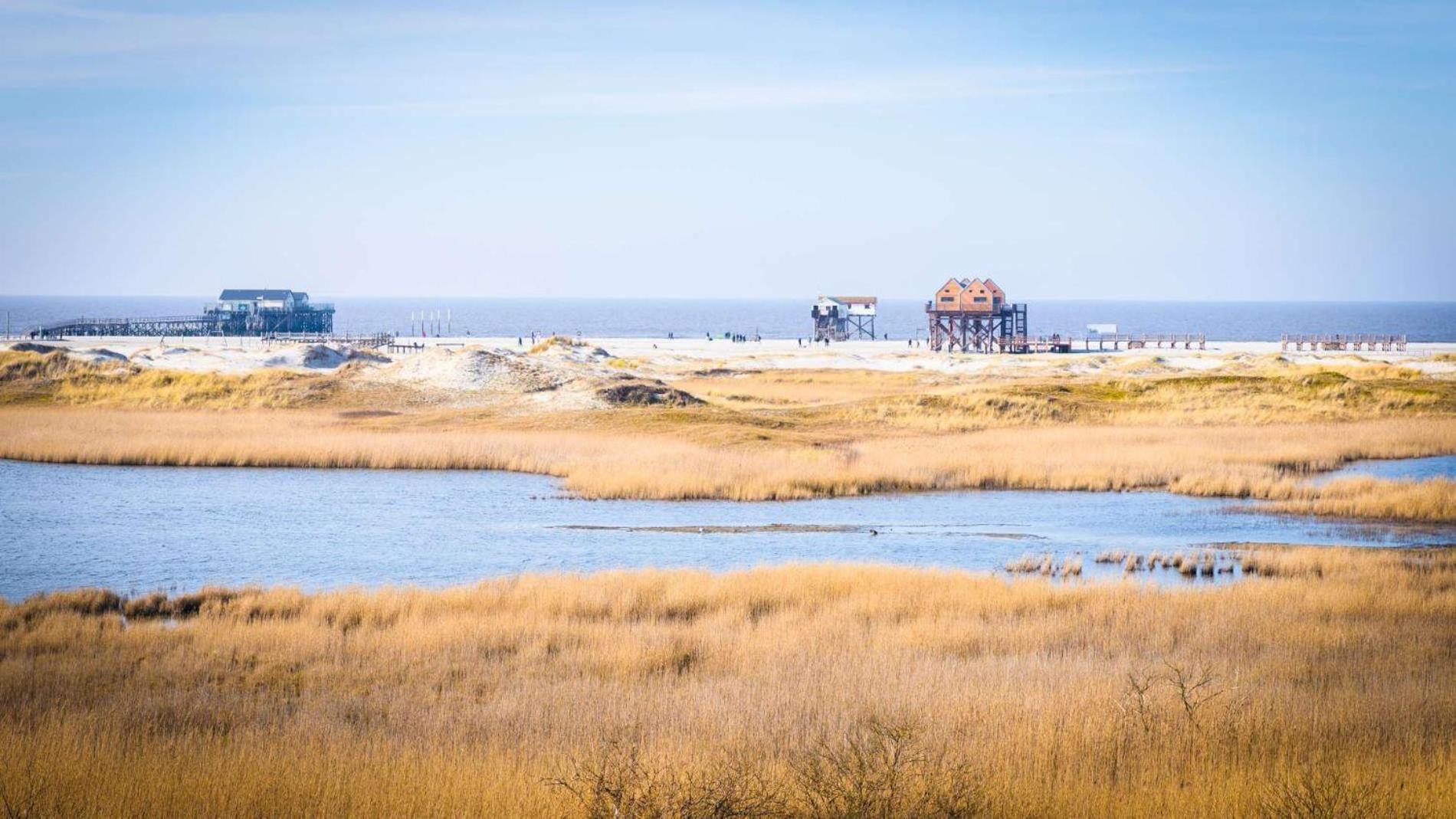 Haushaelfte-Poppenspaeler Sankt Peter-Ording Kültér fotó